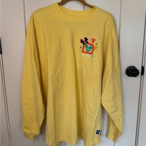 Yellow Disney World Crewneck